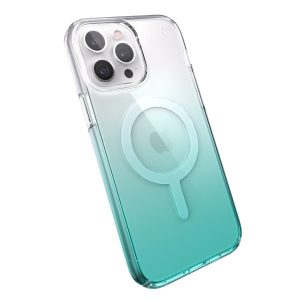 Presidio Perfect-Clear Ombre MagSafe iPhone 13 Pro Max Cases - Clear/Fantasy Teal Fade